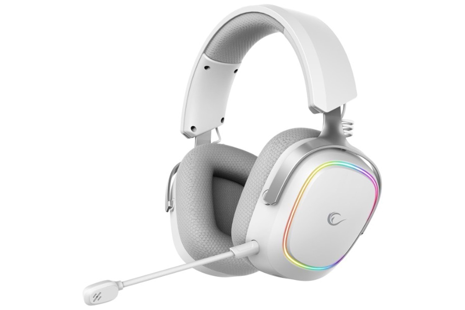Rampage RETSU Beyaz/Gri Kablosuz 2.4G+ Bluetooth Kumaş ve Deri Protein Earpad Mikrofonlu Oyuncu Kulaklığı