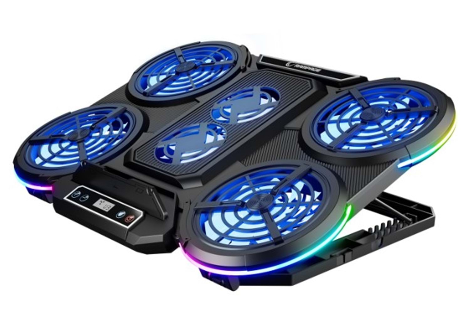 Rampage PROTE R6 RGB Işıklı 6 Fanlı Telefon Tutuculu Notebook Soğutucu Stand