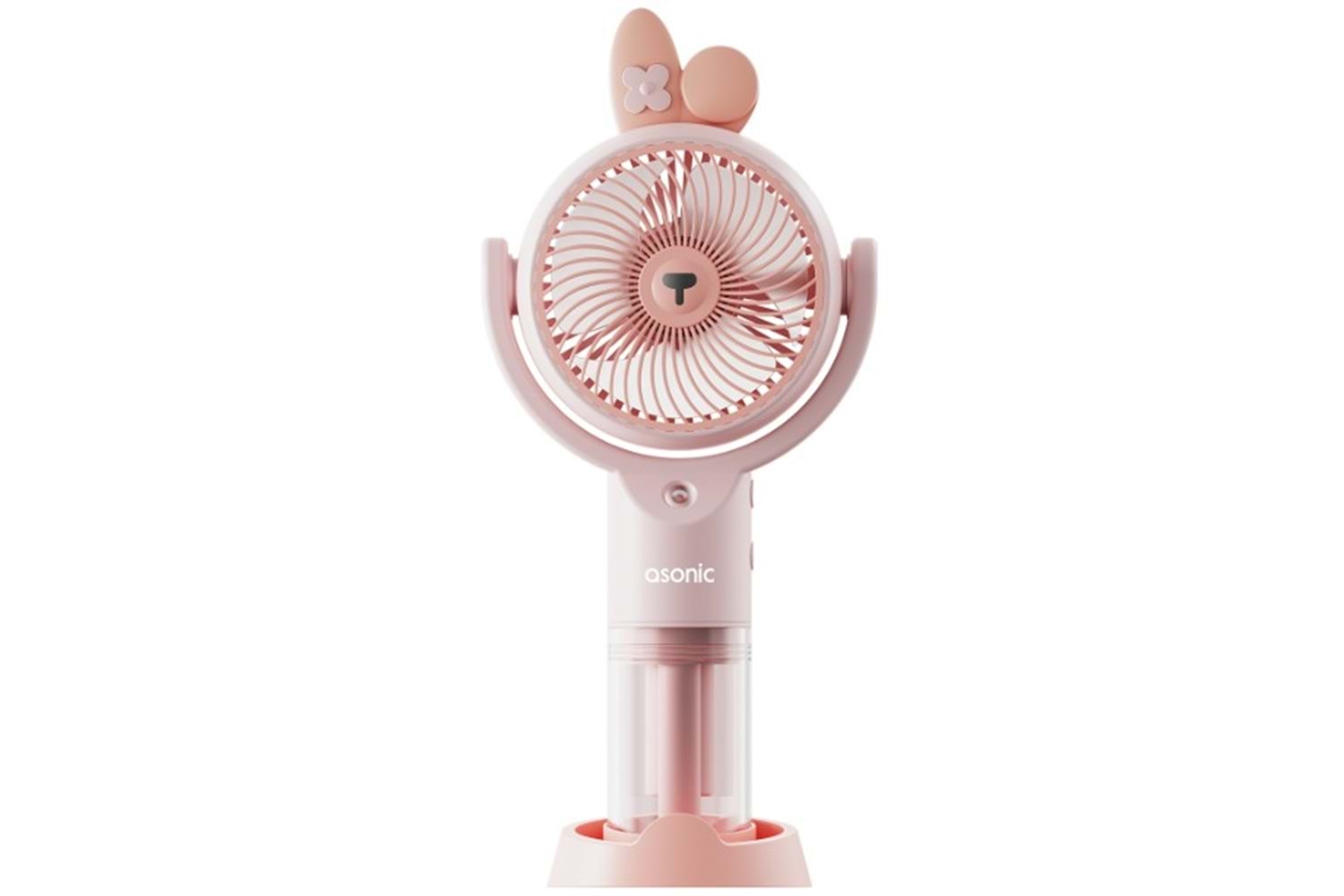 Asonic AFN26 Pembe 500mAh 2 Kademe Nemlendirici Sprey USB Fan