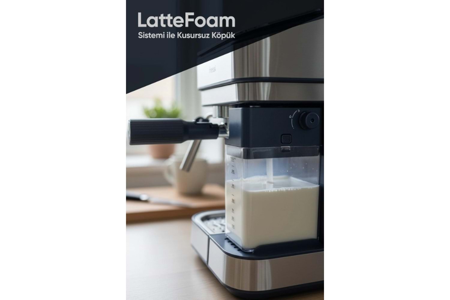 Fressi EM-02 Urban 1,5l 20BAR Tam Otomatik Kahve Lacivert Espresso Makinesi