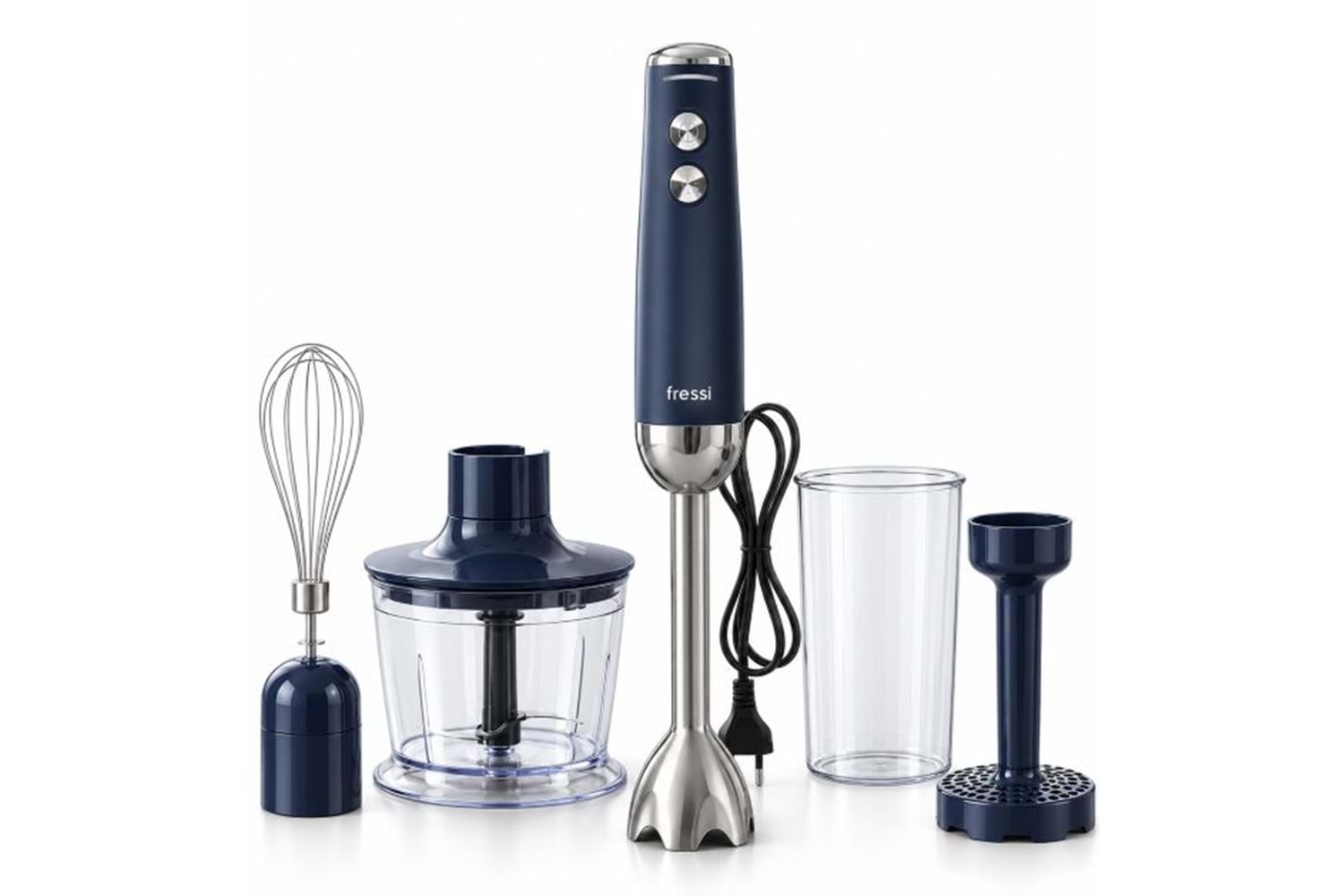 Fressi FR-HB513 Henna 1200W Lacivert El Blender Seti Urban