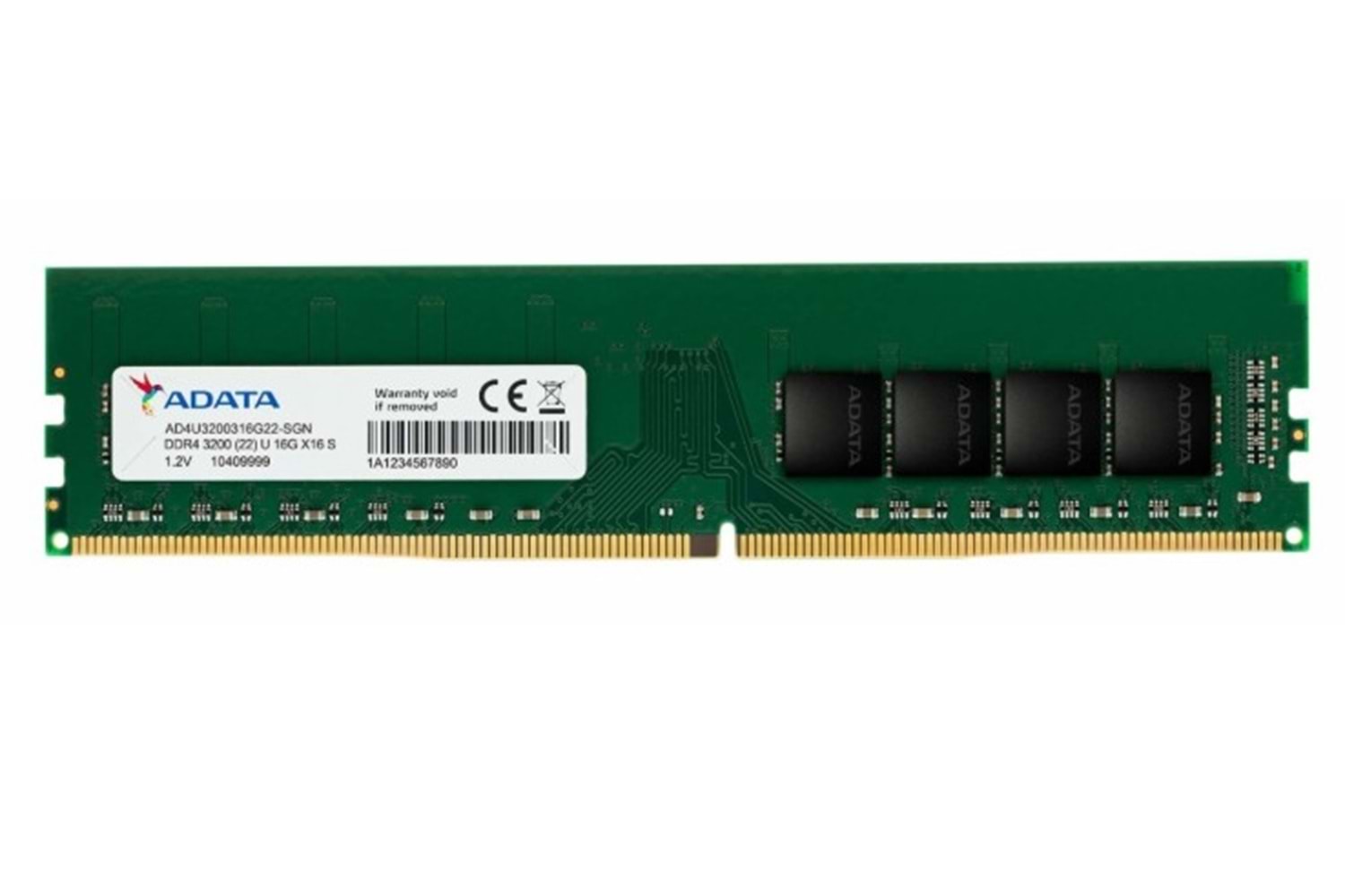 Adata 16GB 3200MHZ PC DDR4 RAM CL22