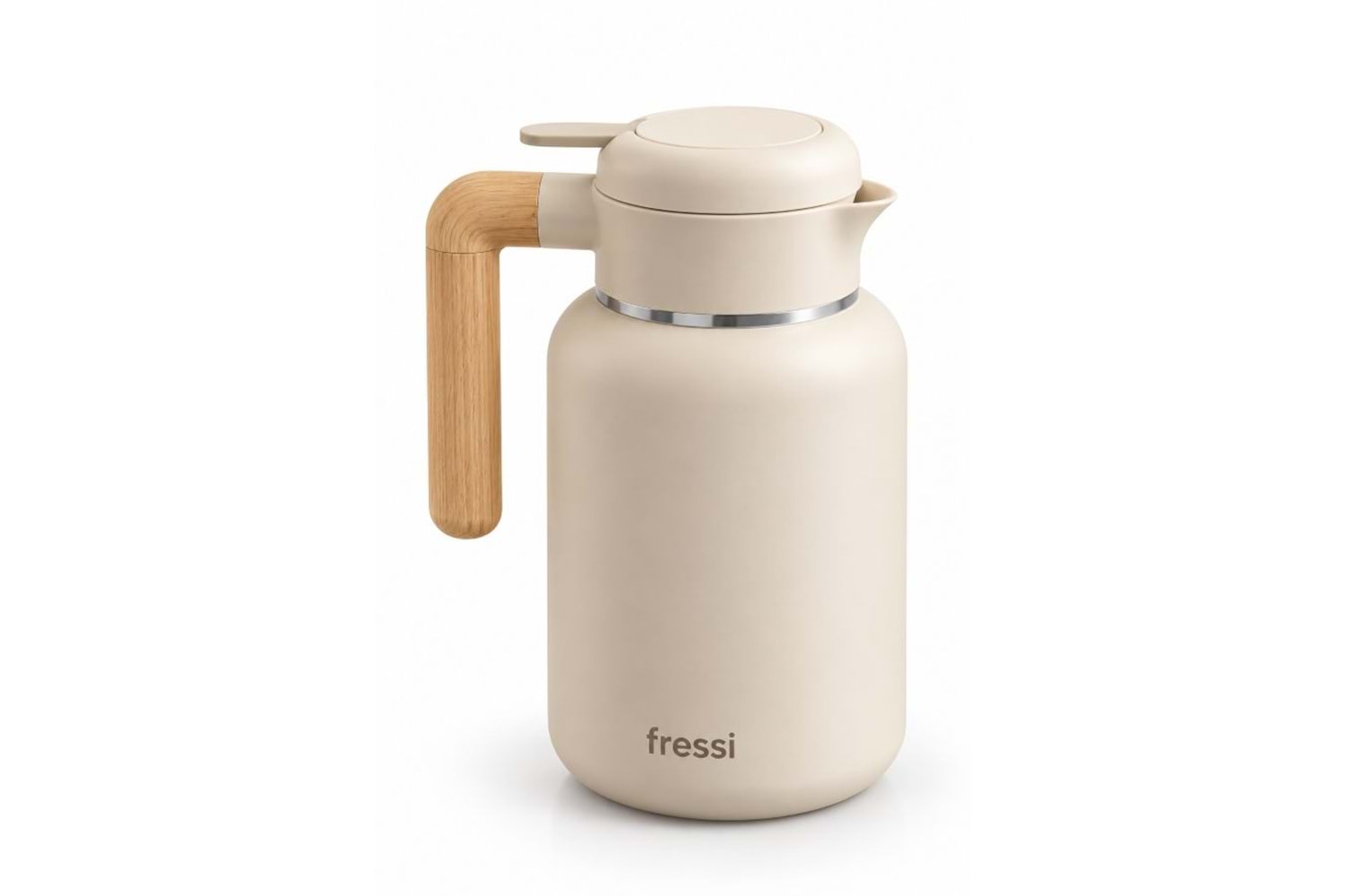 Fressi FR-T1605 Terano Paslanmaz Çelik 1600ML Krem Termos