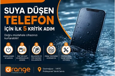 Suya Düşen Telefon İçin İlk 5 Kritik Adım