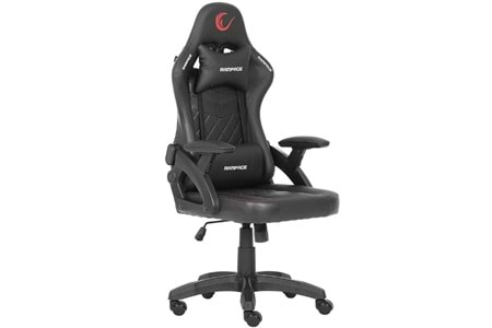 Rampage KL-R43 Nox Deri Oyuncu Koltuğu-Siyah/Kırmızı
