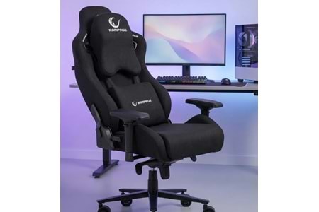 Rampage KL-R21 GRAND SERIES Üst Seviye Terletmez Kumaş Siyah Gaming Oyuncu Koltuğu