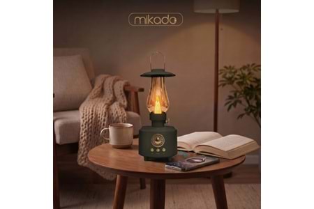 Mikado MD-1 Lüxound 1800mAh 5W Yeşil Bluetooth-Aux-Usb-TF Card Destekli Işıklı Speaker