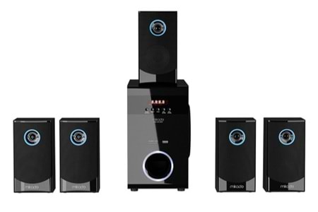 Mikado MD-813BT 80W 5+1 Bluetooth Speaker Siyah