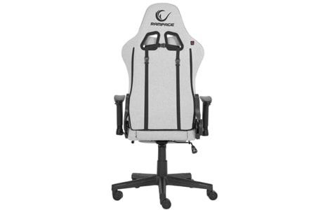Rampage KL-R27 Elemental Ayak Dayama Yerli Terletmez Kumaş Gri / Karbon Gaming Oyuncu Koltuğu