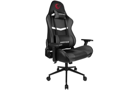 Rampage KL-R56 3D Kol,Tam Dökme Süngerli Siyah/Gri Oyuncu Koltuğu