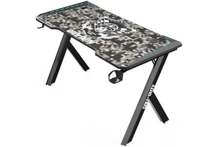GameOn Call Of Duty Hawksbill Serisi RGB Oyuncu Masası Siyah/Gri
