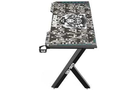 GameOn Call Of Duty Hawksbill Serisi RGB Oyuncu Masası Siyah/Gri