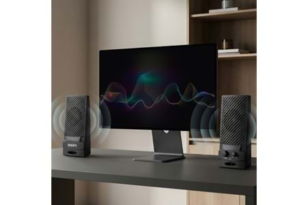 Snopy SN-510 2.0 Siyah USB Speaker Hoparlör
