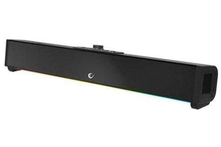 Rampage RM-1 SoundWave Plus Siyah Total 64W 16V/4.06A BT+USB+AUX+TF Kartlı Gaming Soundbar Speaker