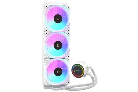 Rampage INFINITE C30 WHITE ARGB Intel LGA1700/AMD AM5 Uyumlu 360mm Sıvı Soğutmalı CPU Fan