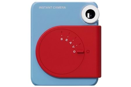 Hanin M6 Instant Kamera 2MP 300DPI HCP-2TS25G Anında Baskı Yapabilen Seyahat Kamerası Mavi
