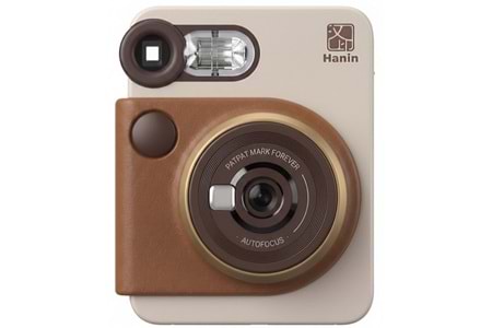 Hanin M6 Pro Instant Ekranlı Kamera HCP.2TS25H 2MP 300DPI Anında Baskı Yapabilen Seyahat Kamerası Kahverengi