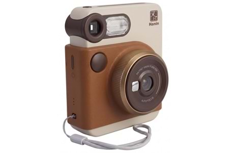Hanin M6 Pro Instant Ekranlı Kamera HCP.2TS25H 2MP 300DPI Anında Baskı Yapabilen Seyahat Kamerası Kahverengi
