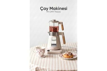 Fressi FR-CM17 Theora Dijital Standlı Cam Krem Çay Makinesi