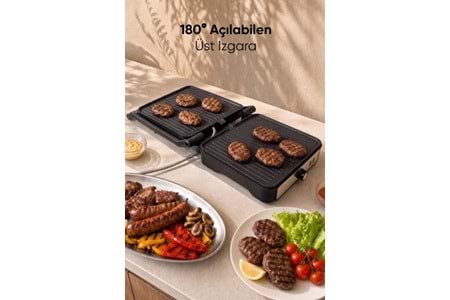 Fressi FR-TM202 Isı Ayarlı Gümüş Tost Makinesi