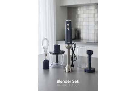 Fressi FR-HB513 Henna 1200W Lacivert El Blender Seti Urban