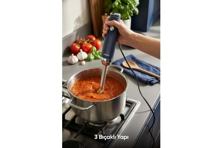 Fressi FR-HB513 Henna 1200W Lacivert El Blender Seti Urban