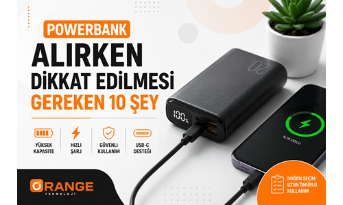 Powerbank Alırken Dikkat Edilmesi Gereken 10 Şey (2026 Rehberi)