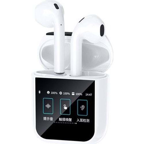 Wiwu Airbuds T24 Dokunmatik LCD Ekranlı Bluetooth Kulaklık