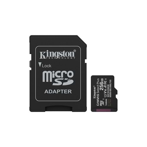 Kingston 256GB Canvas Select Plus microSD Kart