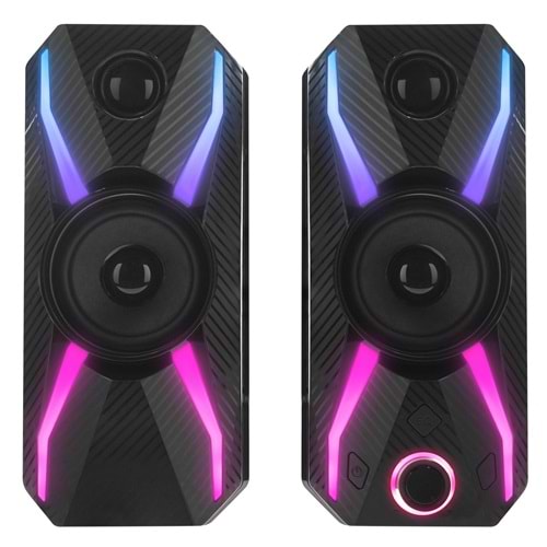 Rampage RMS-X5 2.0 Siyah Multimedia Gaming USB Speaker