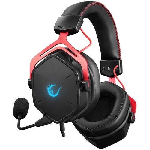 Rampage RMX-G6 HYDRA Siyah USB 7.1 Rainbow Aydınlatmalı Gaming Mıkrofonlu Kulaklık