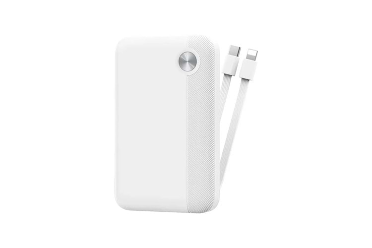 Wiwu Type-C Lightning Çıkışlı 22.5W 10.000 mAh Power Bank Beyaz P060