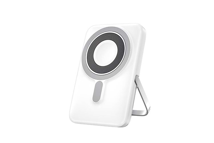 Wiwu Elite Power Bank 10.000 mAh Magnetic Kablosuz Hızlı Şarj Standı Beyaz PO18
