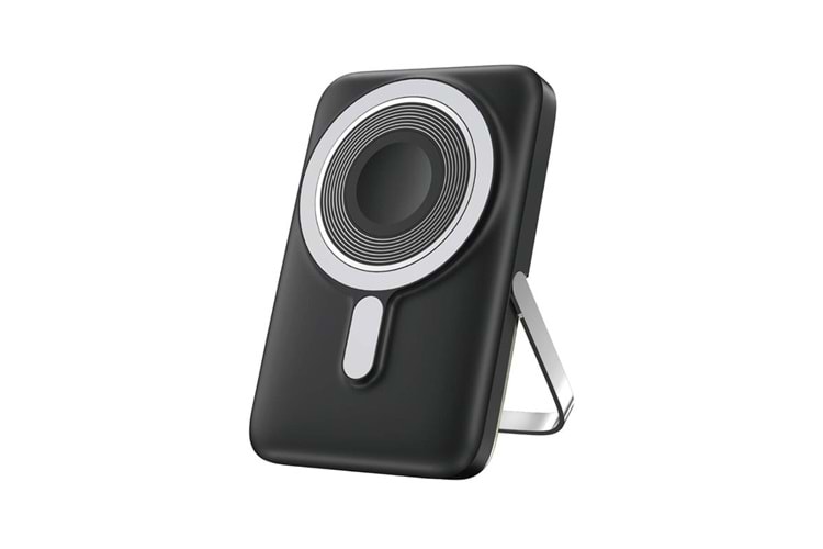 Wiwu Elite Power Bank 10.000 mAh Magnetic Kablosuz Hızlı Şarj Standı Siyah PO18
