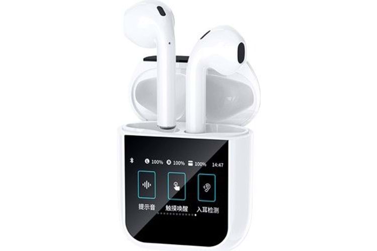 Wiwu Airbuds T24 Dokunmatik LCD Ekranlı Bluetooth Kulaklık