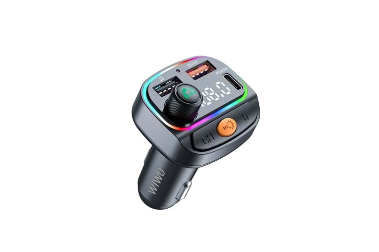 Wiwu Bluetooth MP3 Çalar Araç Şarj Cihazı