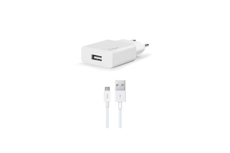 Ttec Smart Charger 2SCS20CB Usb-A to Type-C Şarj Seti Beyaz