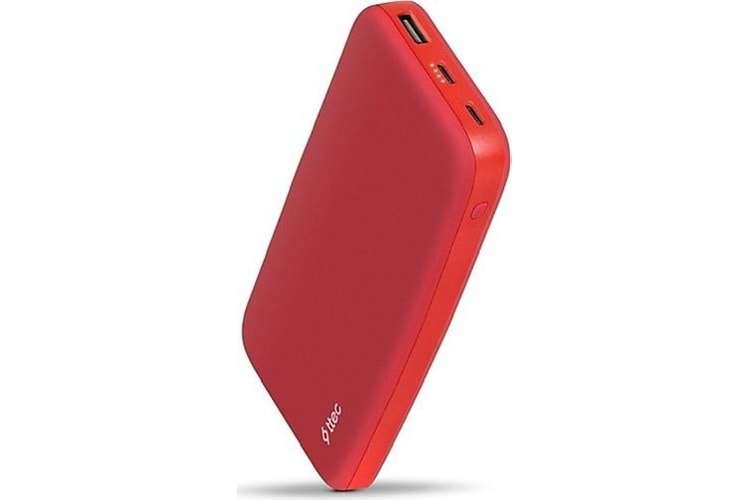 Ttec 2BB204GK1 ChargeUp 10.000mAh Hızlı Şarj Kırmızı Powerbank