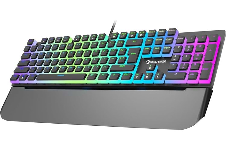 GamePower Suki 104 RGB Blue Switch Kablolu Mekanik Oyuncu Klavyesi