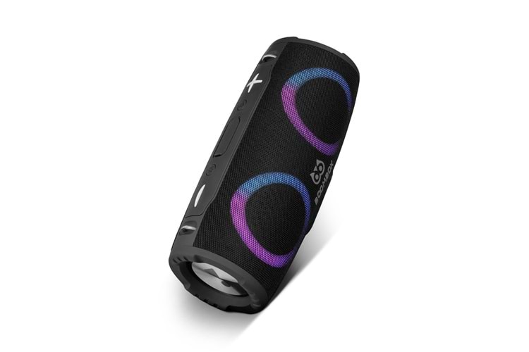 Powerway Boombox 30W Çift Bass USB Hafıza Kartı Aux Radyo LED Işıklı Bluetooth Hoparlör Hi-Fi Ses Bombası