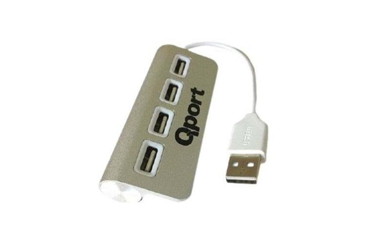 Qport Q-C24 4 Port USB 2.0 Çoklayıcı