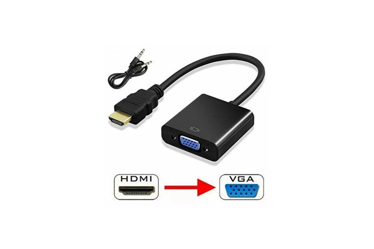 Concord C-554 Hdmi to Vga Çevirici Dönüştürücü + Ses