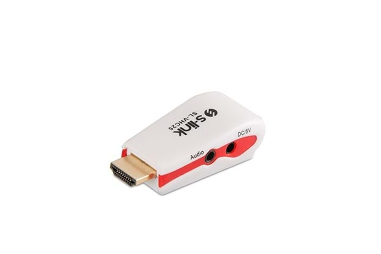 S-link SL-VHC25 VGA To HDMI Çevirici Adaptör