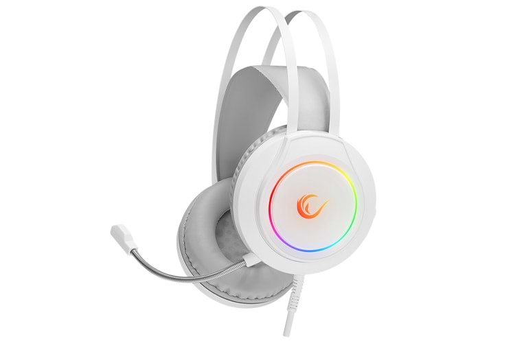 Rampage RM-K45 ORBIT-S Beyaz RGB Led 7.1 Gaming Mikrofonlu Oyuncu Kulaklığı