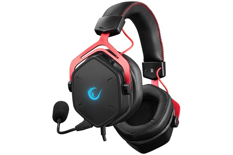 Rampage RMX-G6 HYDRA Siyah USB 7.1 Rainbow Aydınlatmalı Gaming Mıkrofonlu Kulaklık
