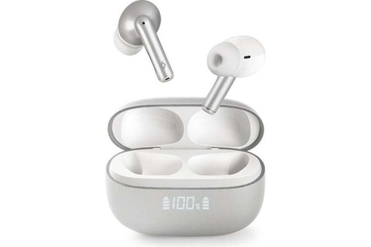 Ttec AirBeat Pro ANC LCD True Kablosuz TWS Bluetooth Kulak İçi Kulaklık Gri 2KM159GR
