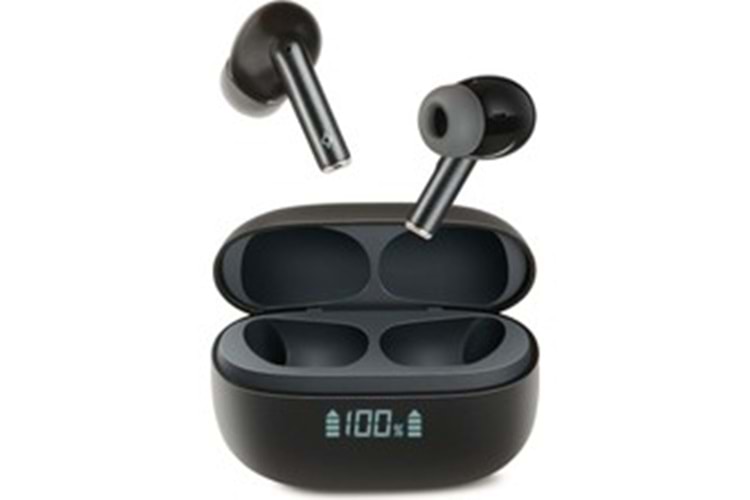 Ttec 2KM159S AirBeat Pro ANC LCD Gerçek Kablosuz TWS Bluetooth Kulak İçi Kulaklık Siyah