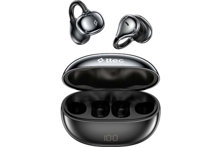 Ttec AirBeat Aura Açık Kulak Tasarımlı Klipsli Kablosuz Bluetooth Kulaklık - 2KM179