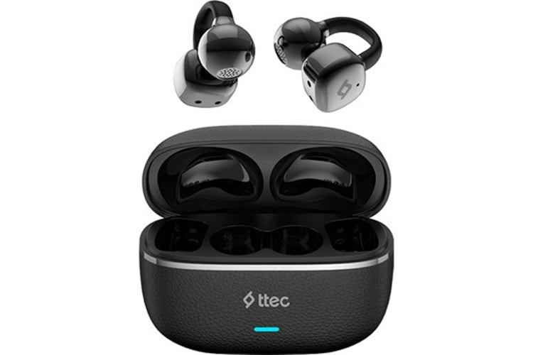 Ttec AirBeat Onyx Açık Kulak Tasarımlı Klipsli Kablosuz Bluetooth Kulaklık - 2KM178