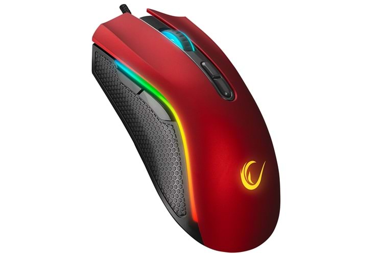 Rampage SMX-R44 V2 Makrolu Kırmızı 12800 DPI RGB Ledli 80 Million Huano Switch Gaming Oyuncu Mouse